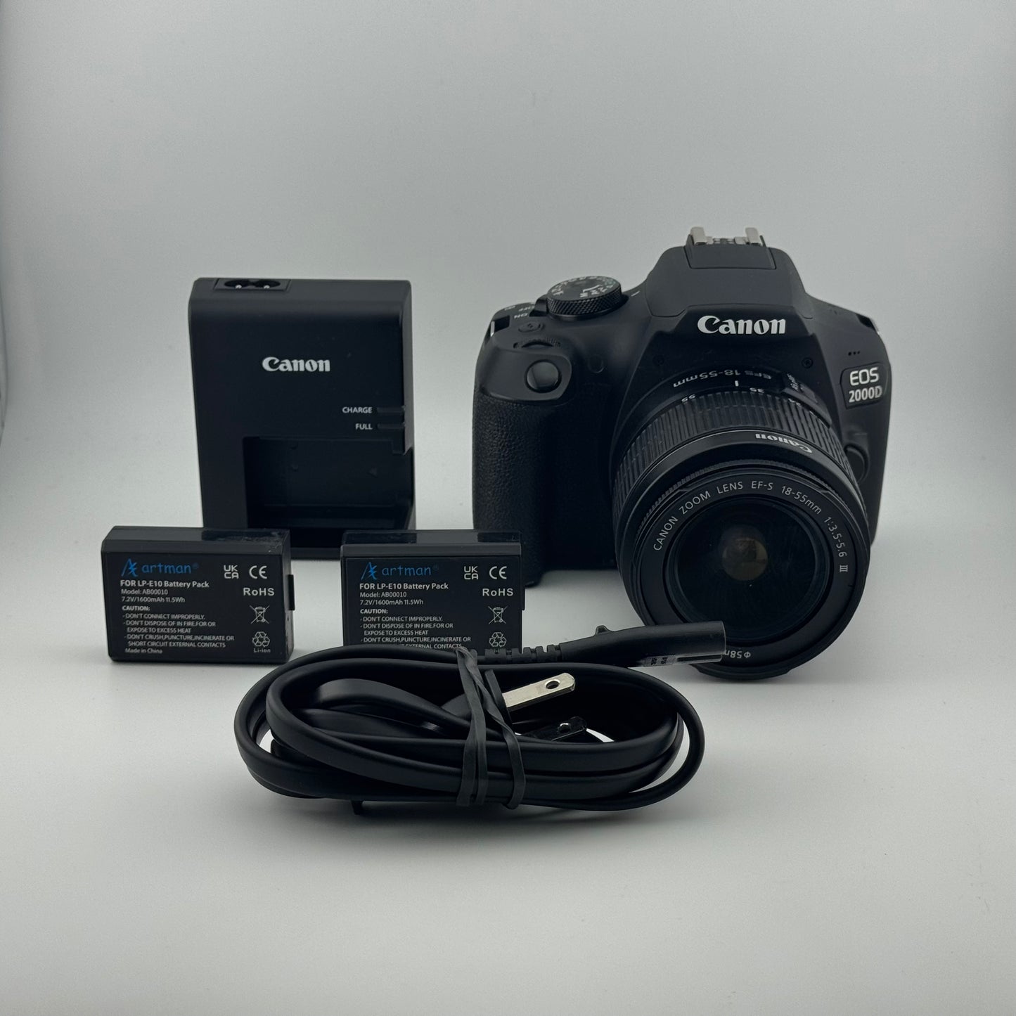 Canon EOS 2000D 24.1MP Digital Point-And-Shoot Camera