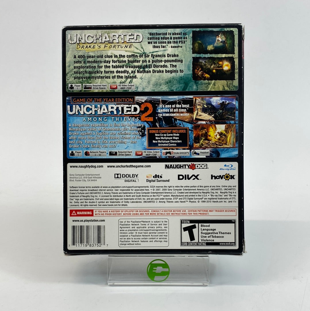 Uncharted Dual Pack (Sony PlayStation 3, 2011)