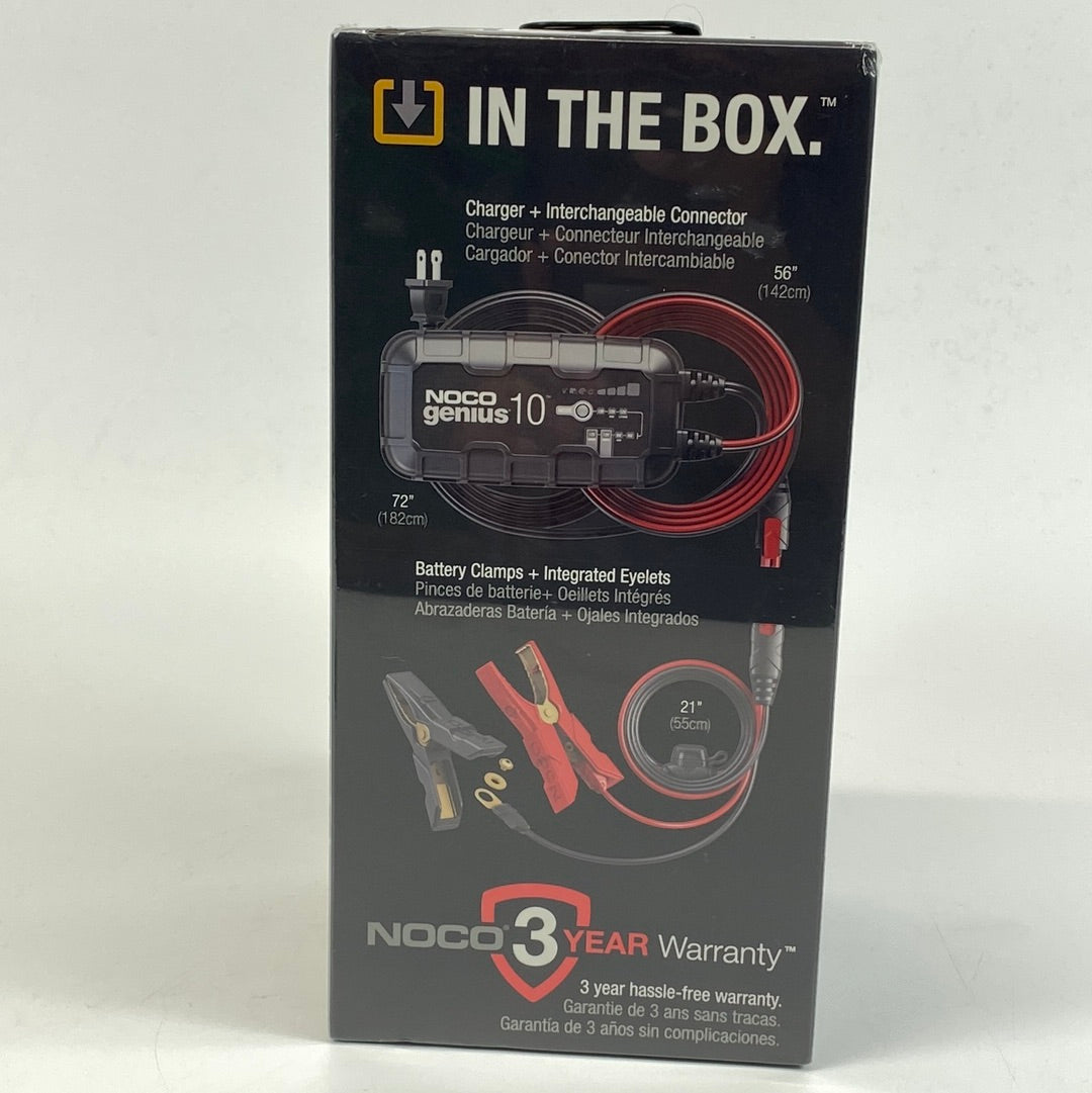 New Noco Genius 10 Battery Charger 6V & 12V 10A Smart GENIUS10