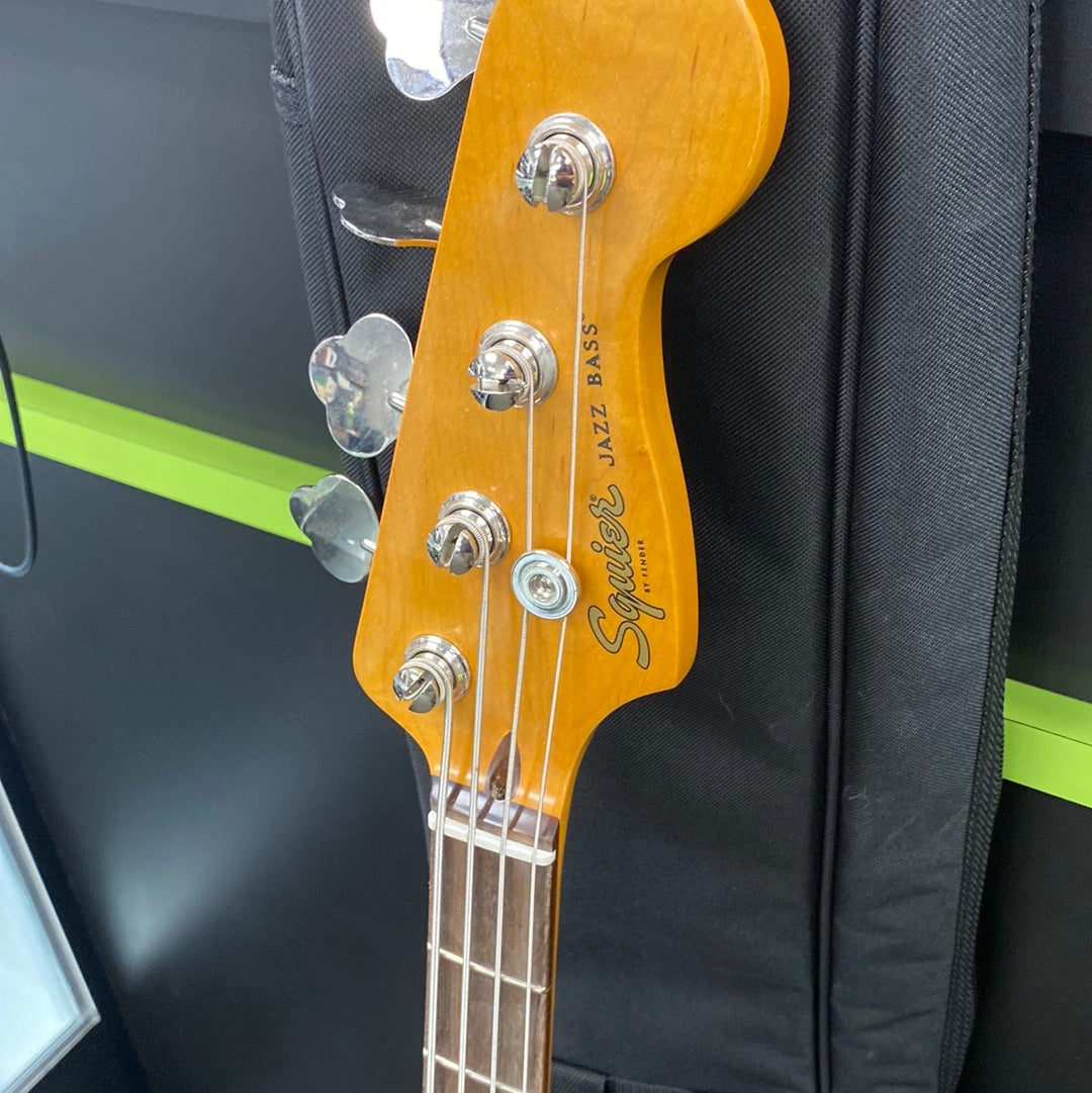 Fender Squire Jazz Bass Electric Guitar Classic Vibe '60s Laurel Fingerboard Sunburst