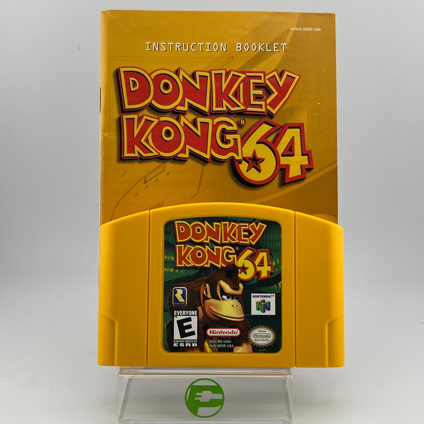 Donkey Kong 64 (Nintendo 64 N64, 1999) W/ Manual