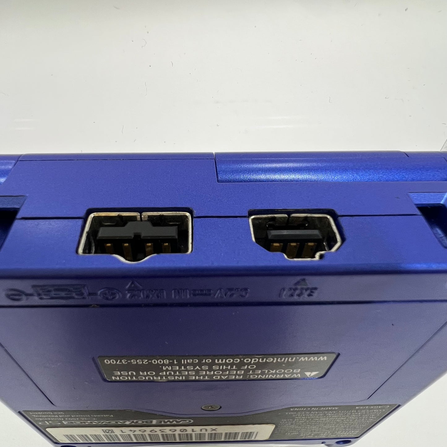 Nintendo Game Boy Advance SP Handheld Game Console Only AGS-001 Cobalt Blue