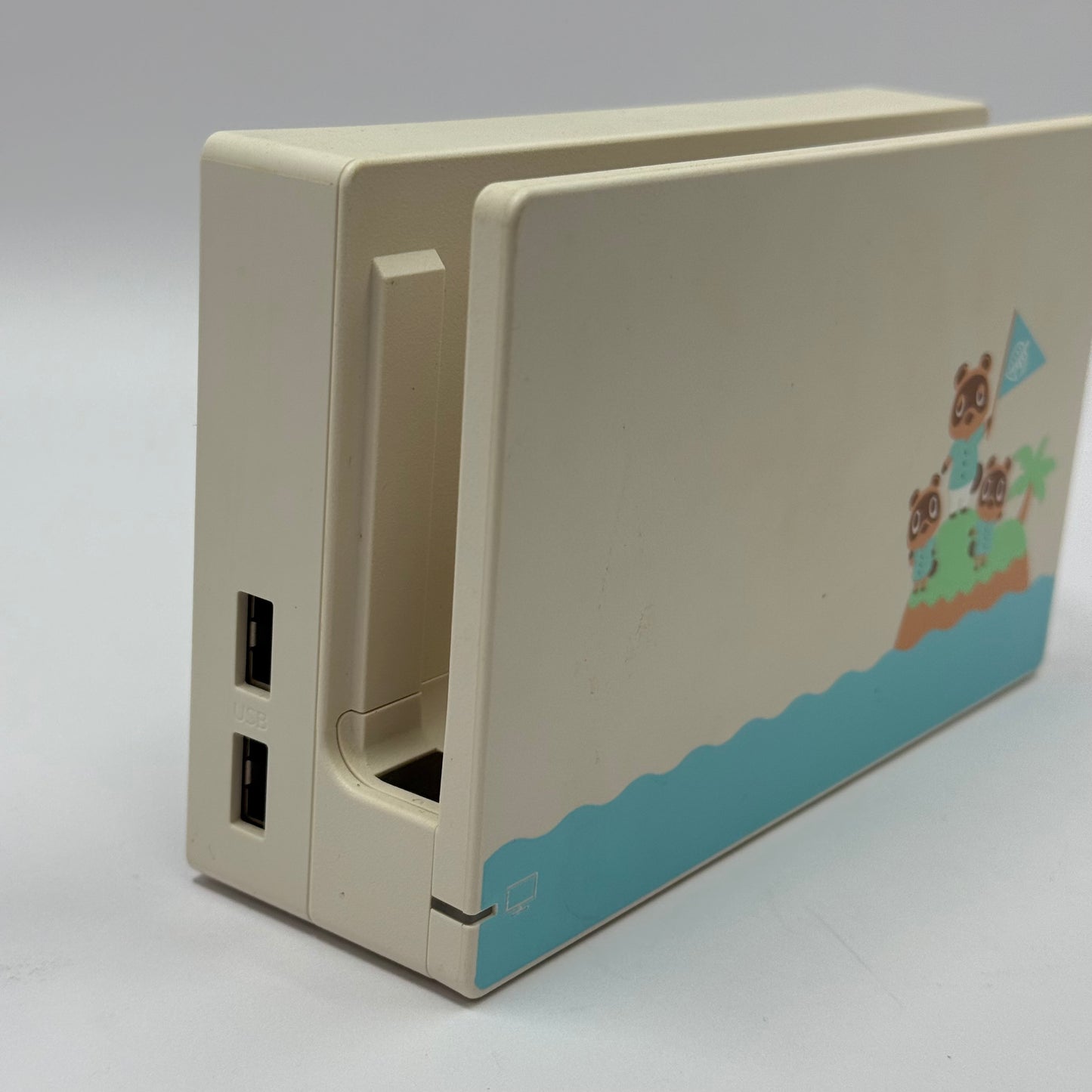 Nintendo Switch Dock Animal Crossing Special Edition HAC-007 with Power Adapter