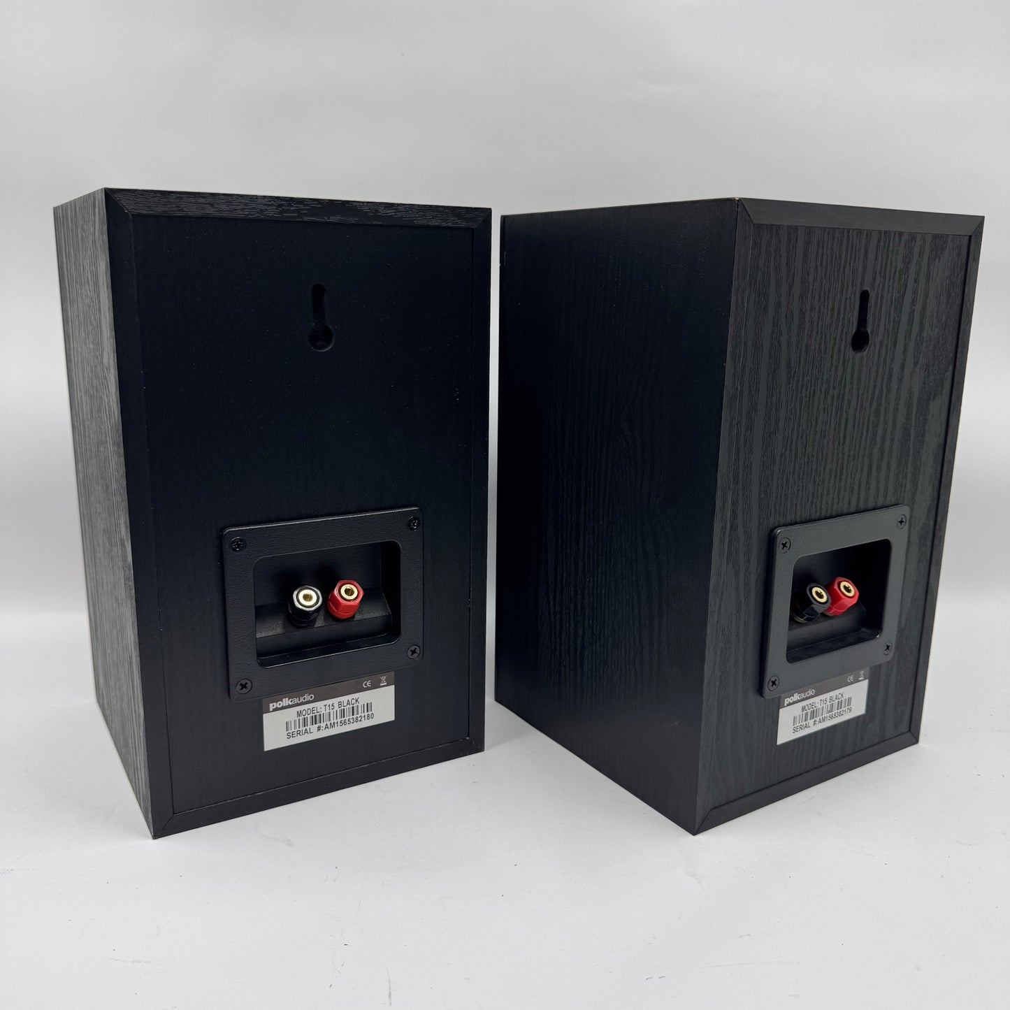 Polk Audio T15 Passive Bookshelf Speakers Black