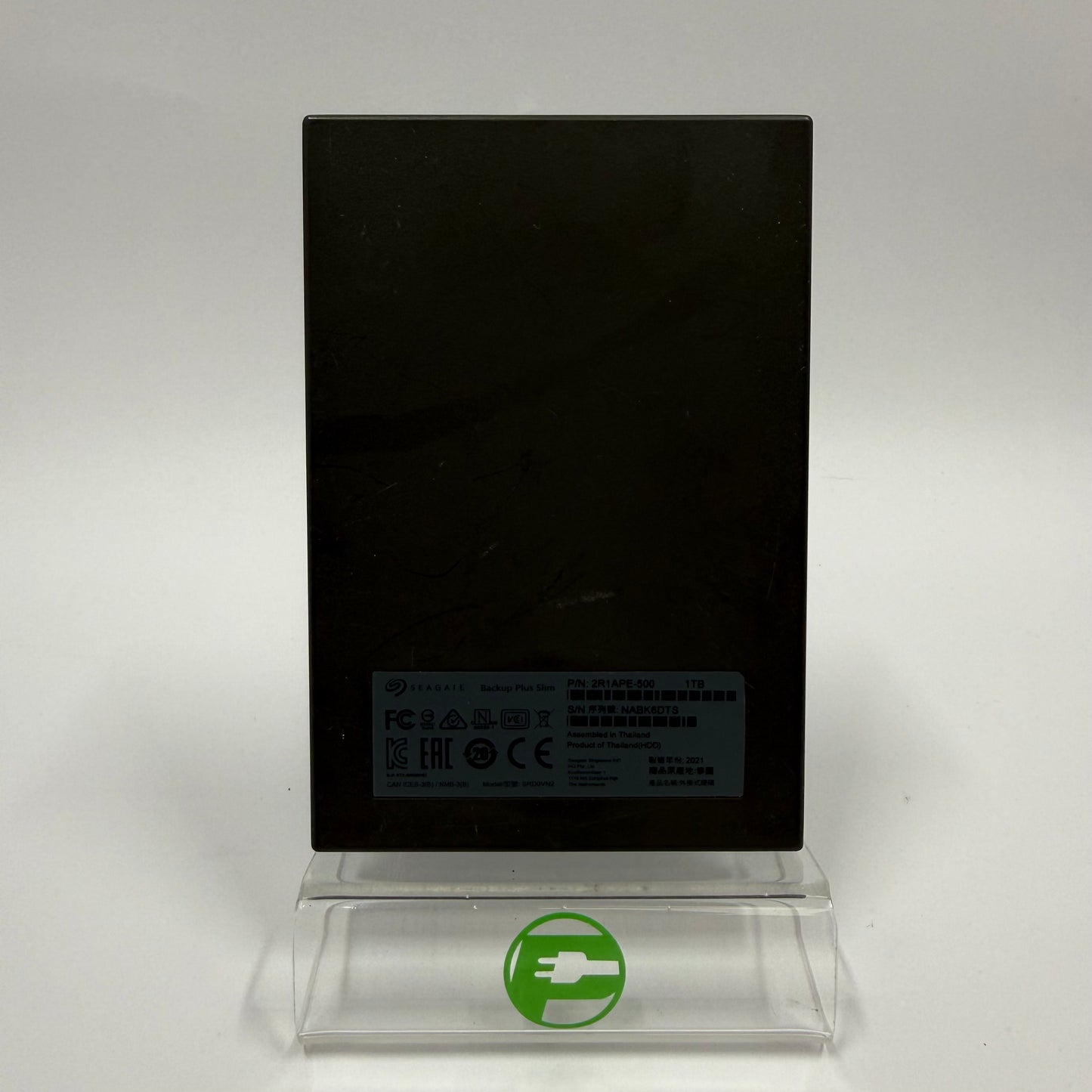 Seagate External Backup Plus Slim 1TB Micro USB-B to USB-A HDD 2R1APE-500