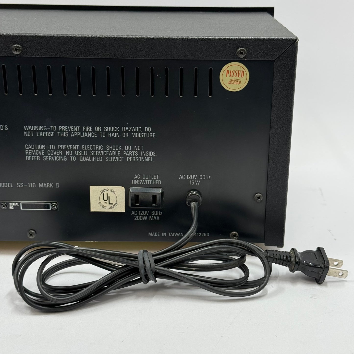 ADC Sound Shaper 110 Mark II Stereo Frequency Equalizer SS-110