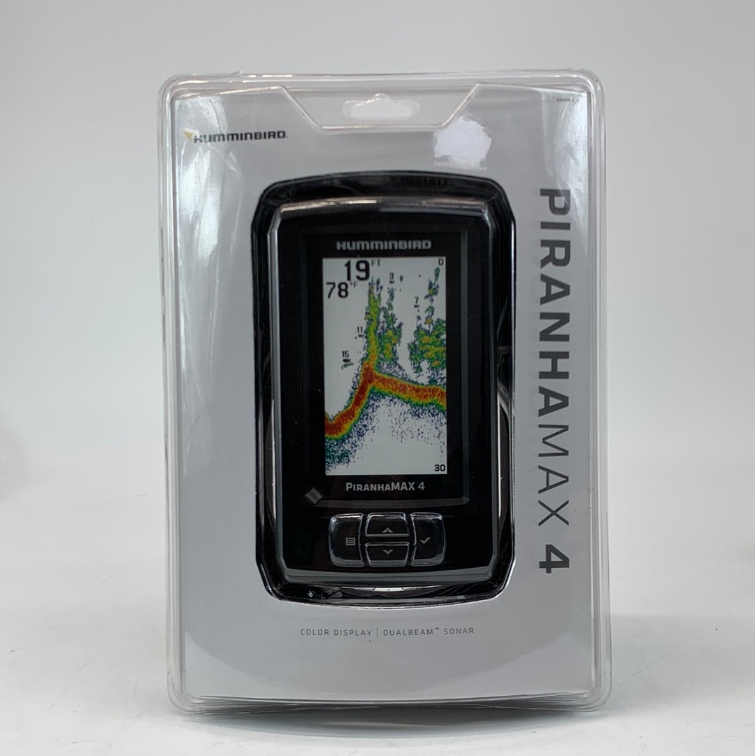 New Humminbird PiranhaMax 4 Fish Finder Sonar Display 410150-1