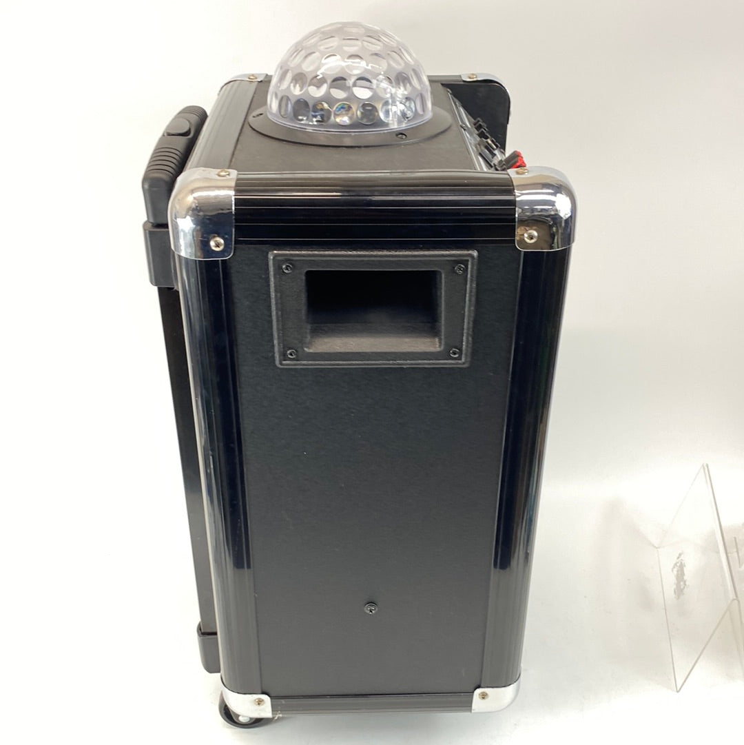 KaraoKing G100 Wireless Karaoke Machine Speaker Disco Ball Bluetooth System with Mics