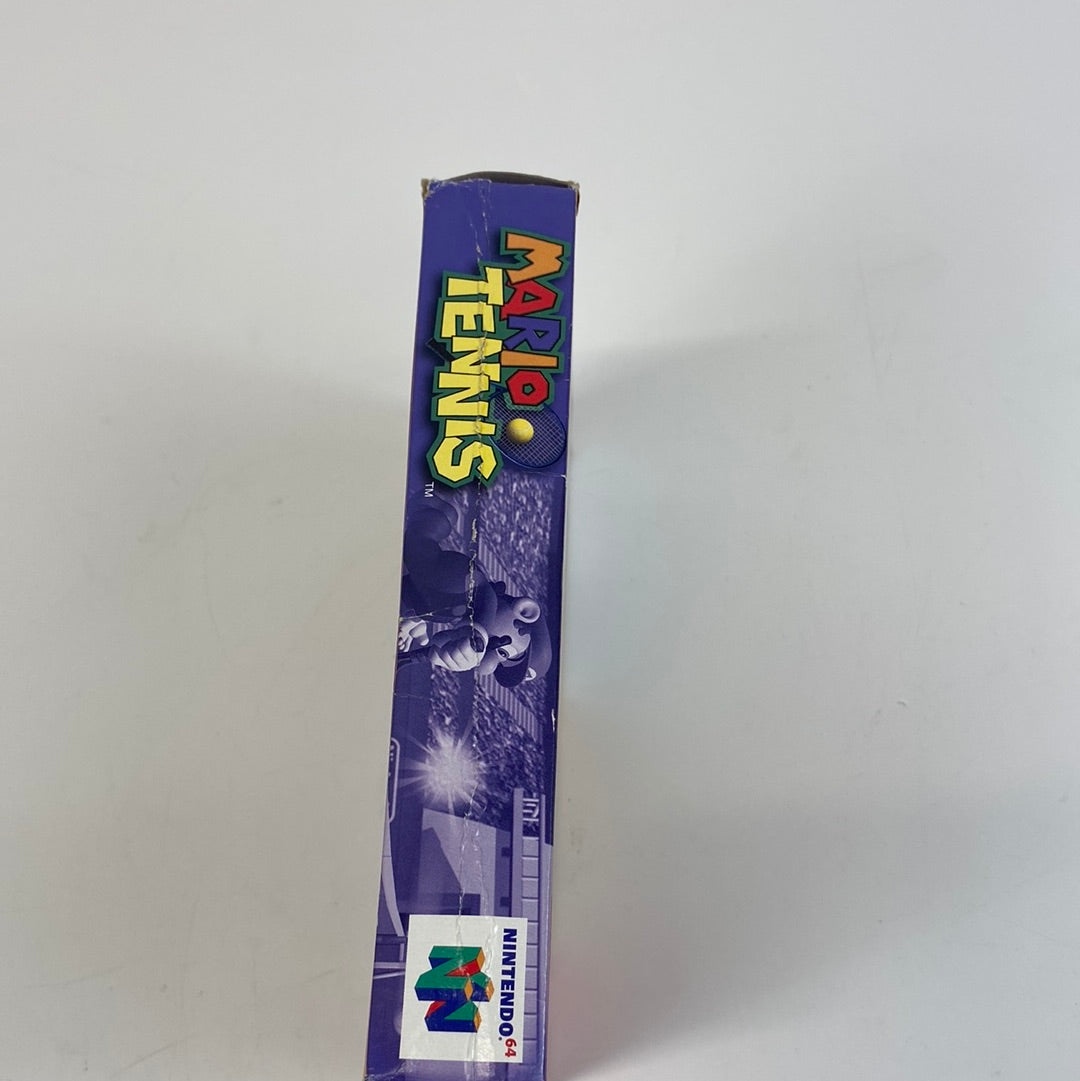 Mario Tennis (Nintendo 64, 2000) with Manual and Box
