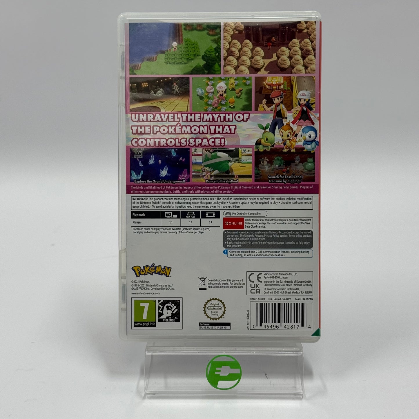 Pokemon Shining Pearl (Nintendo Switch, 2021) PAL