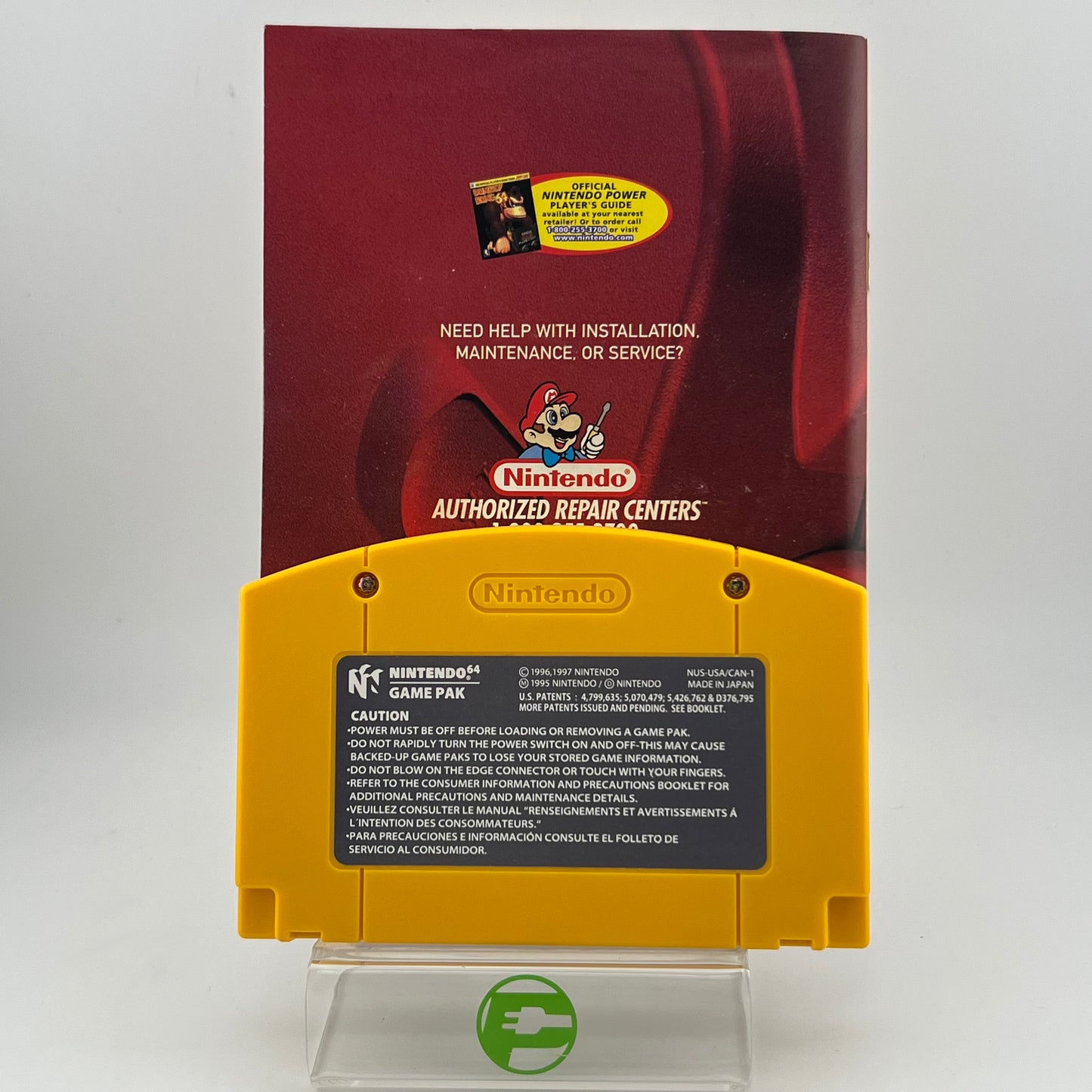 Donkey Kong 64 (Nintendo 64 N64, 1999) W/ Manual