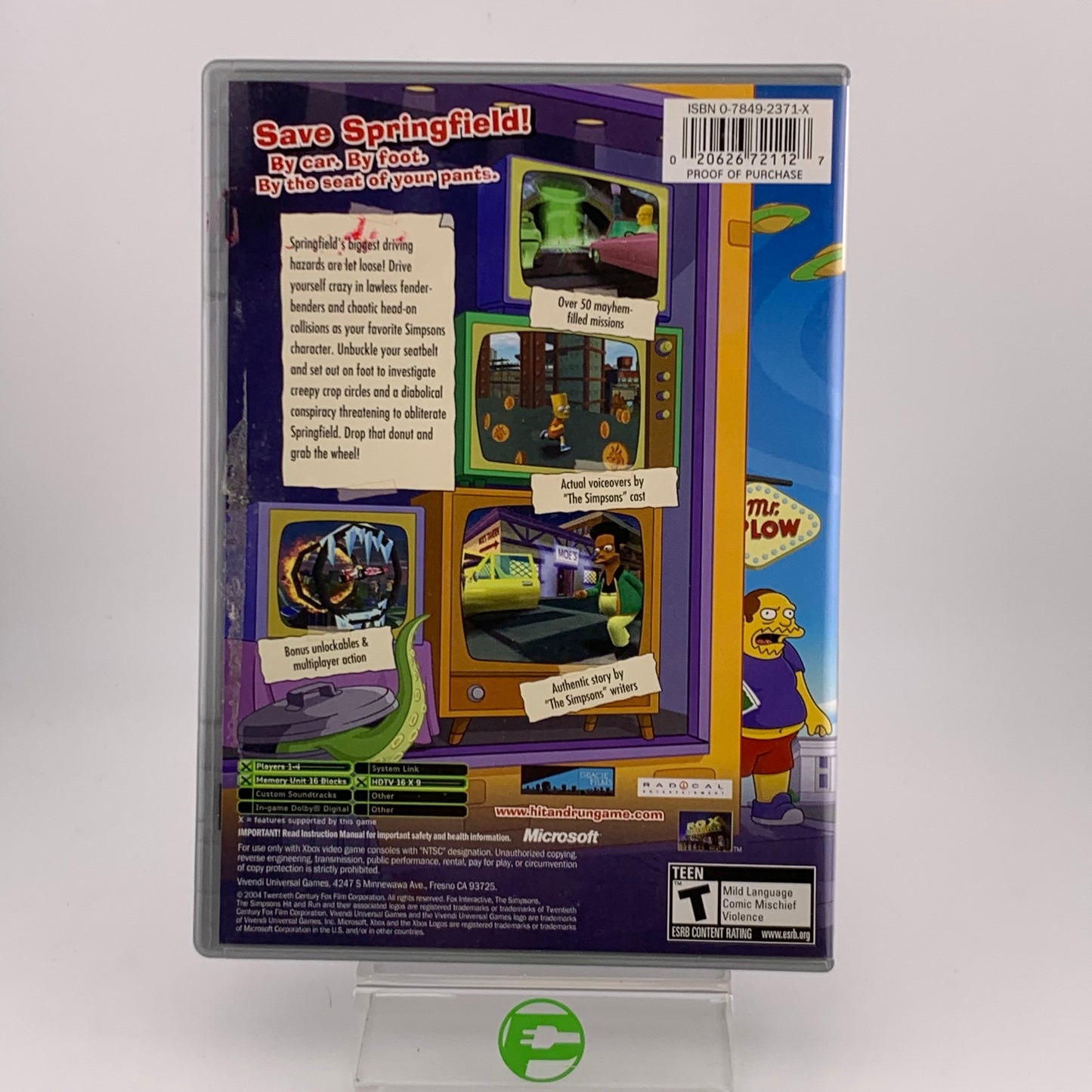 The Simpsons Hit and Run (Microsoft Xbox, 2003)