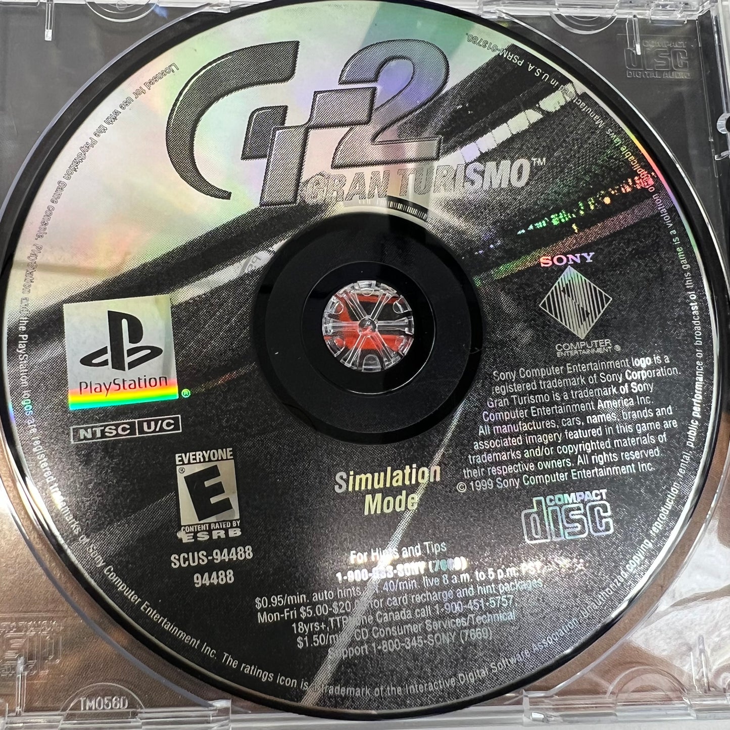 Gran Turismo 2 (Sony PlayStation 1 PS1, 1999)
