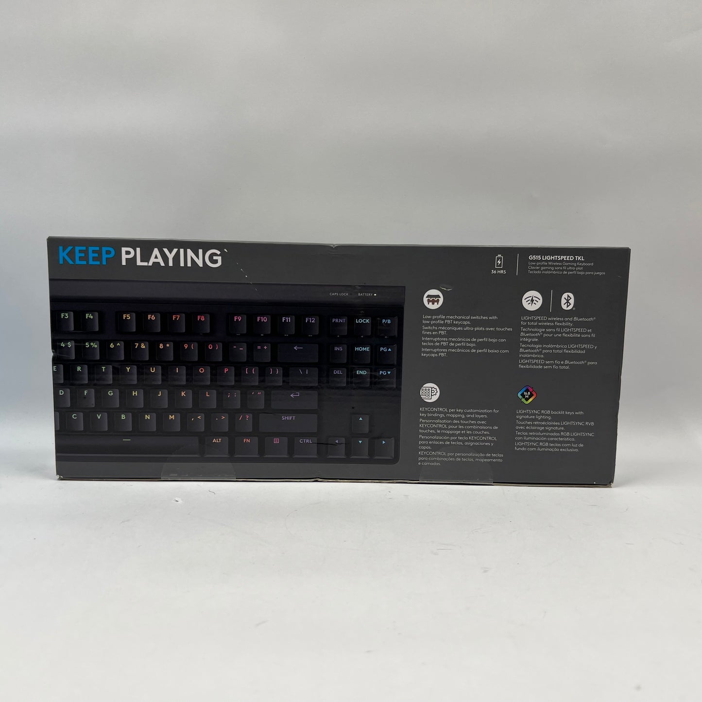 New Logitech G515 Lightspeed TKL Wireless Gaming Keyboard YR0098