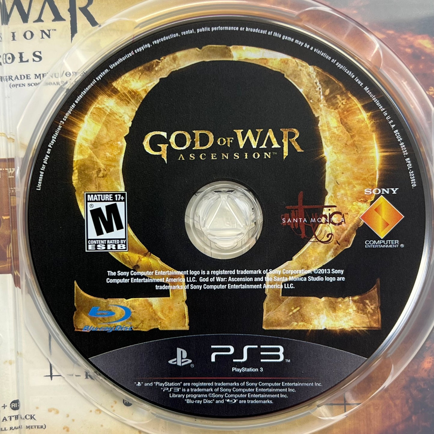 God of War Ascension (Sony PlayStation 3 PS3, 2013)