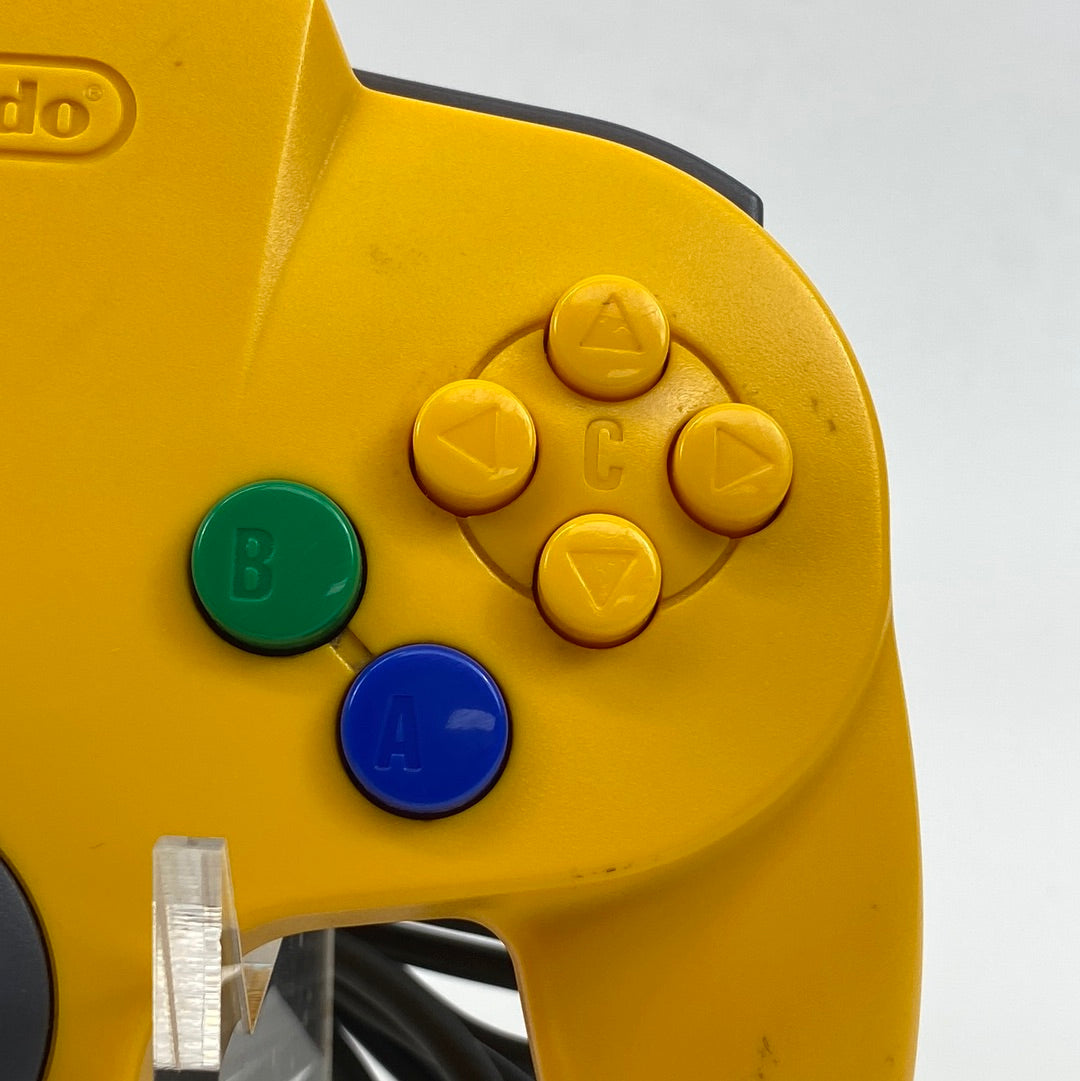 Nintendo 64 N64 Yellow Controller NUS-005