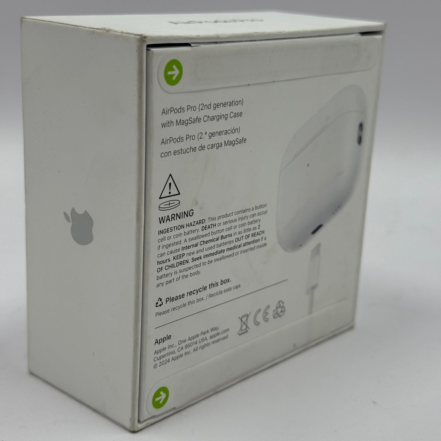 New Apple AirPods Pro 2nd Gen with MagSafe Charging Case MTJV3LL/A