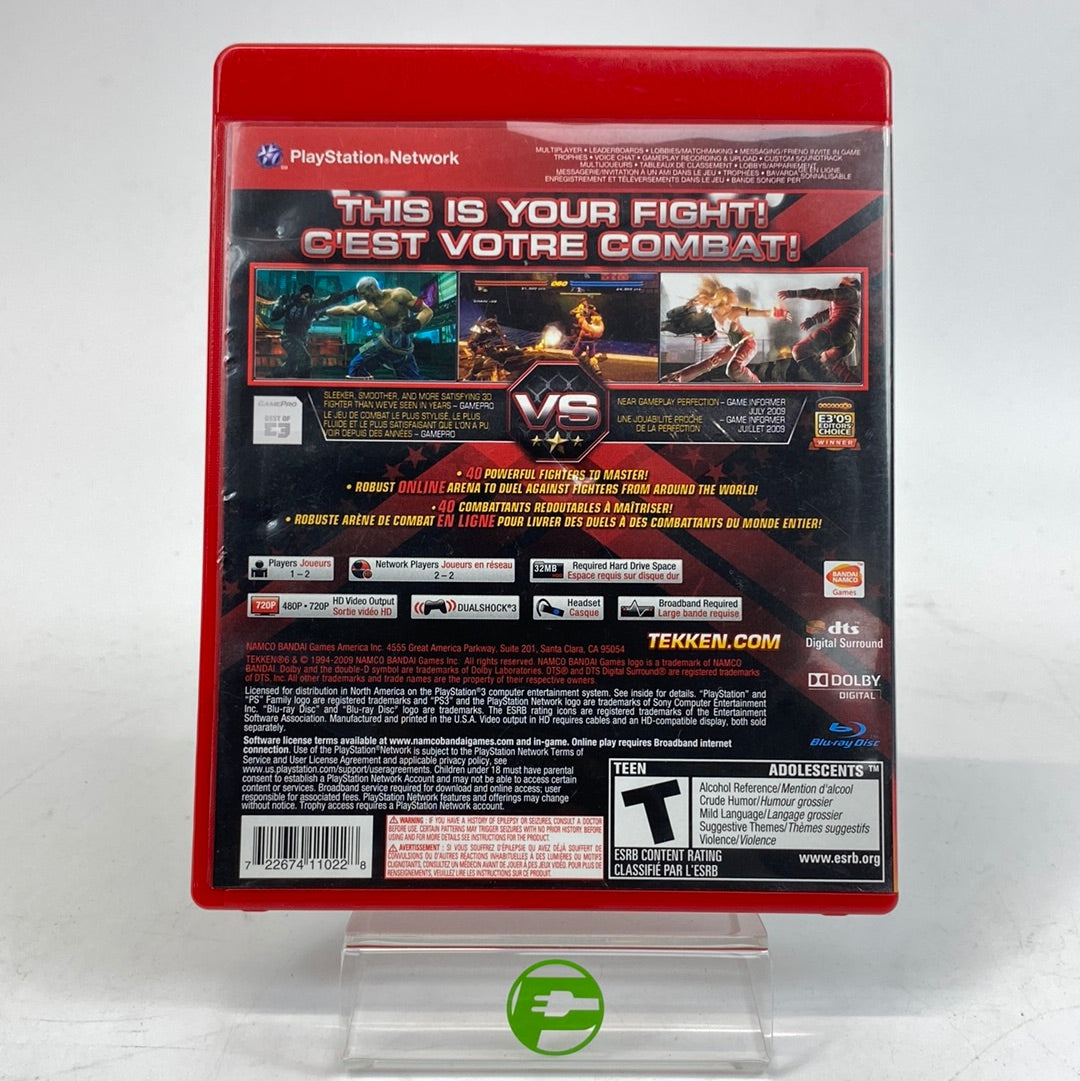 Tekken 6 (Sony PlayStation 3 PS3, 2007)