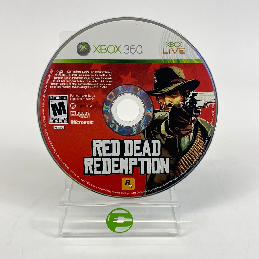 Red Dead Redemption (Microsoft Xbox 360, 2010) with Map