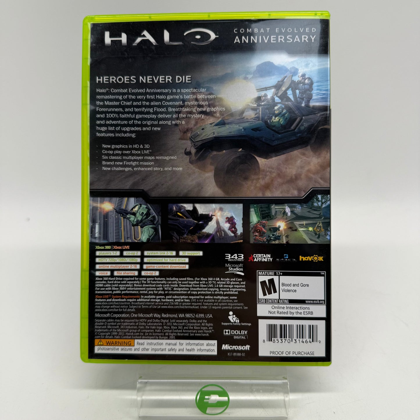 Halo: Combat Evolved Anniversary (Microsoft Xbox 360, 2011)