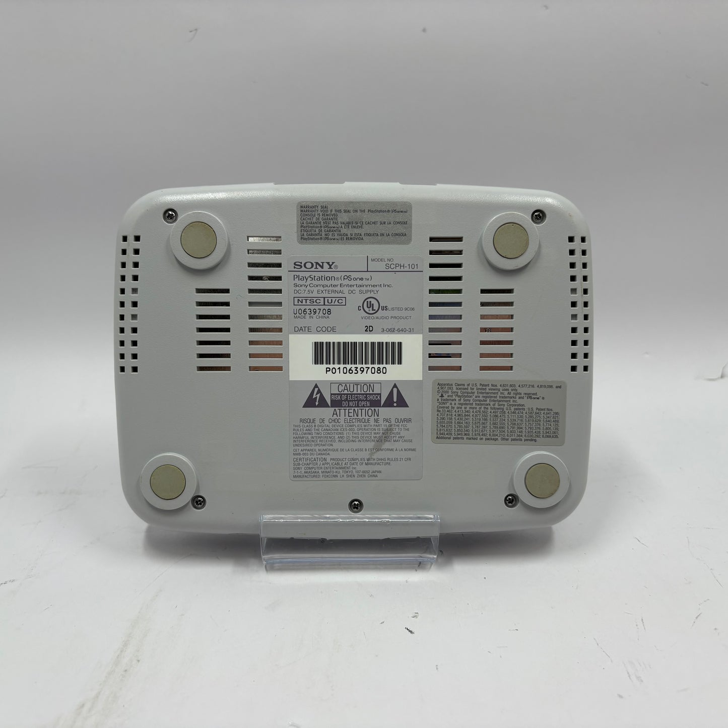 Sony PlayStation 1 PSOne PS1 White Console Gaming System SCPH-101