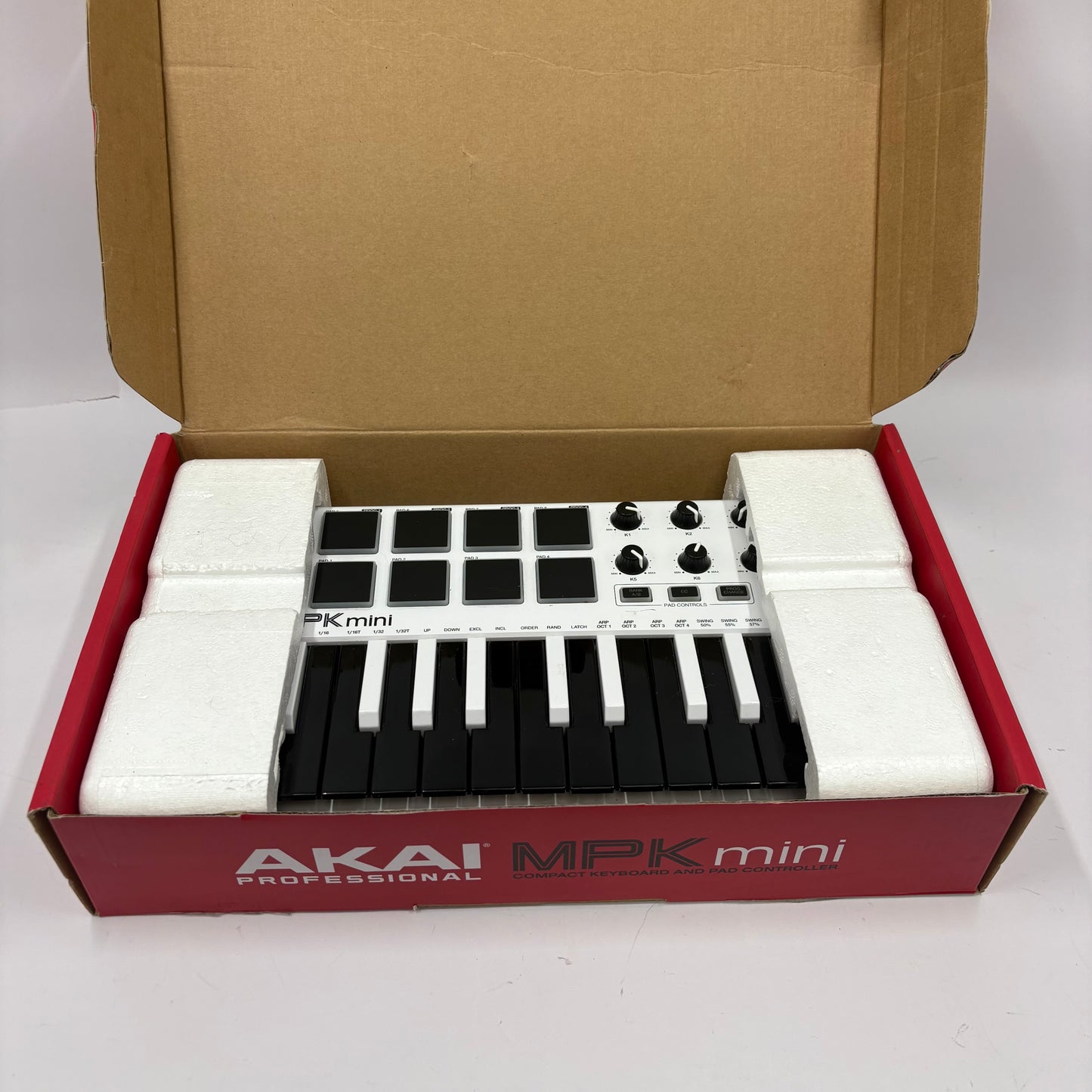 Akai MPK Mini MKII Special Edition White USB MIDI Keyboard Controller