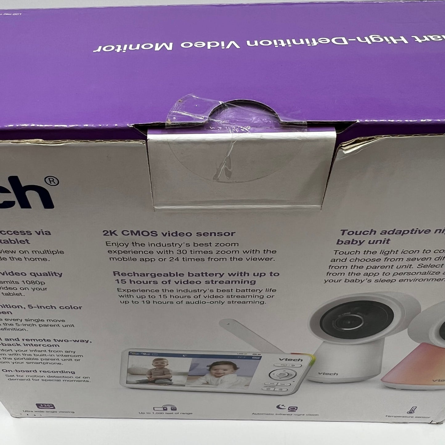 New V-Tech Baby Video Monitor RM5856-2HD