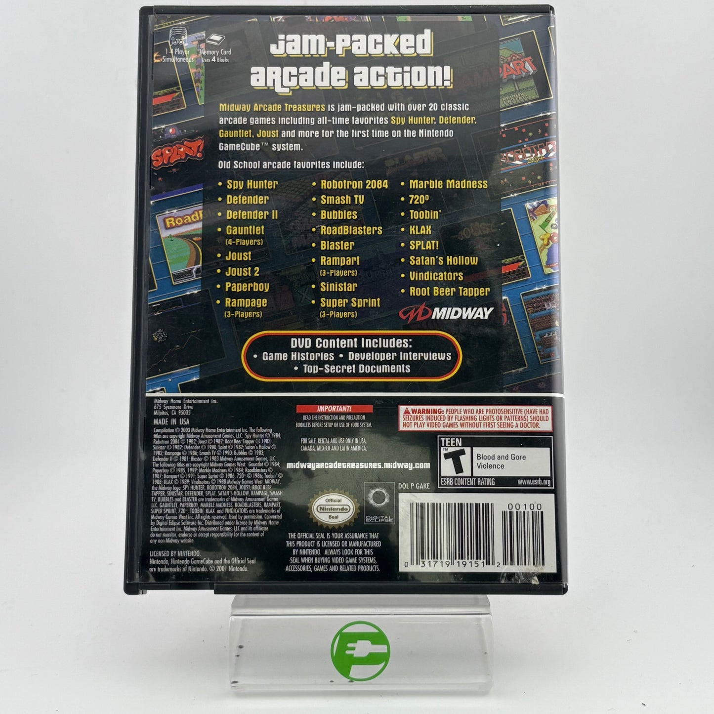 Midway Arcade Treasures (Nintendo GameCube, 2003)
