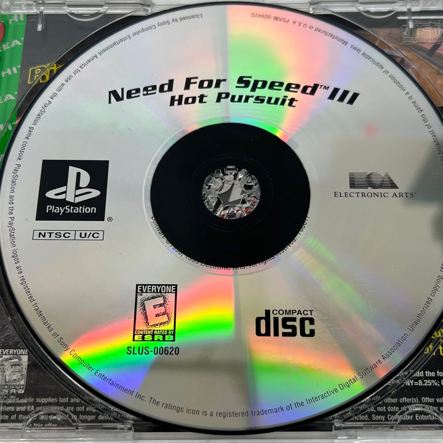 Need for Speed 3 Hot Pursuit (Sony PlayStation 1 PS1, 1997)