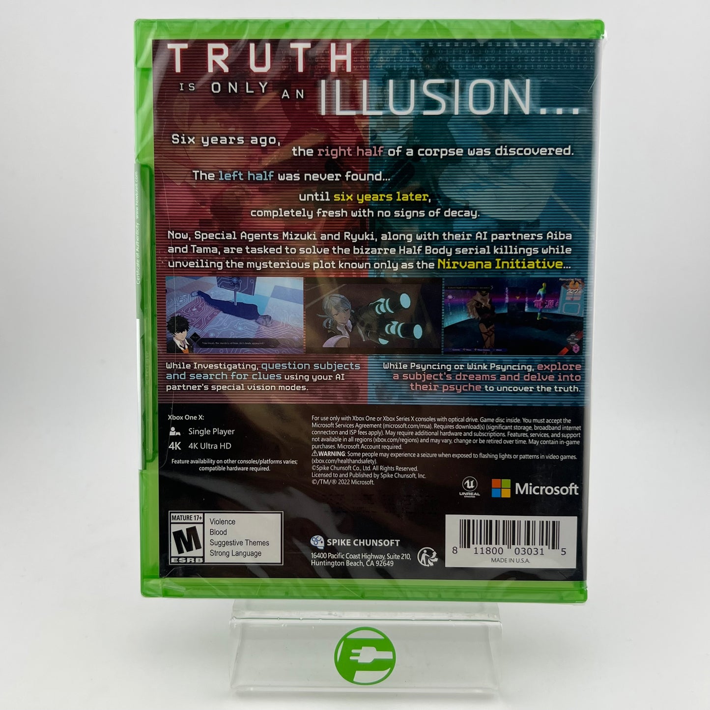 New AI: The Somnium Files: Nirvana Initiative (Microsoft Xbox One, 2022)