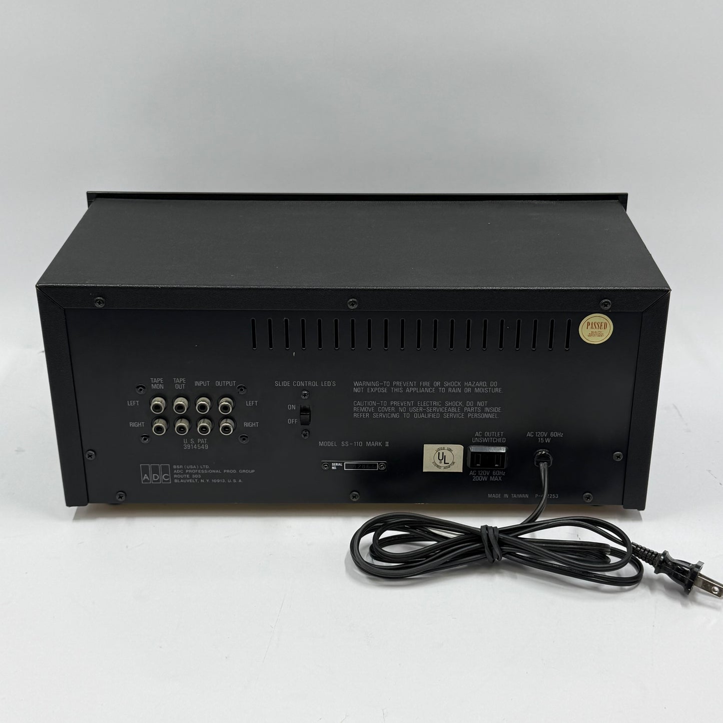 ADC Sound Shaper 110 Mark II Stereo Frequency Equalizer SS-110