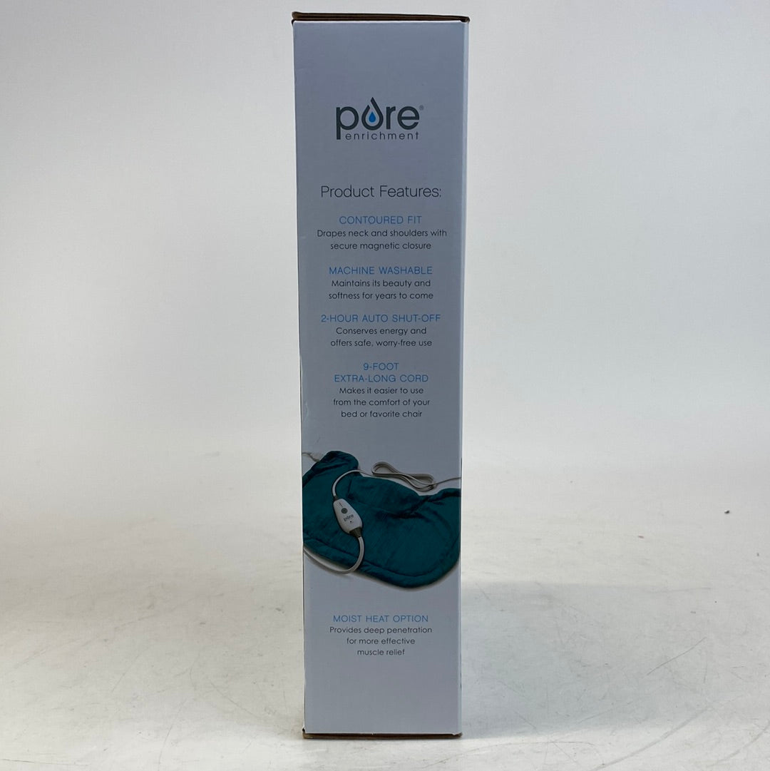 New Pure Enrichment Lumbar & Abdominal Heat Pad Massager PEHNECK-B