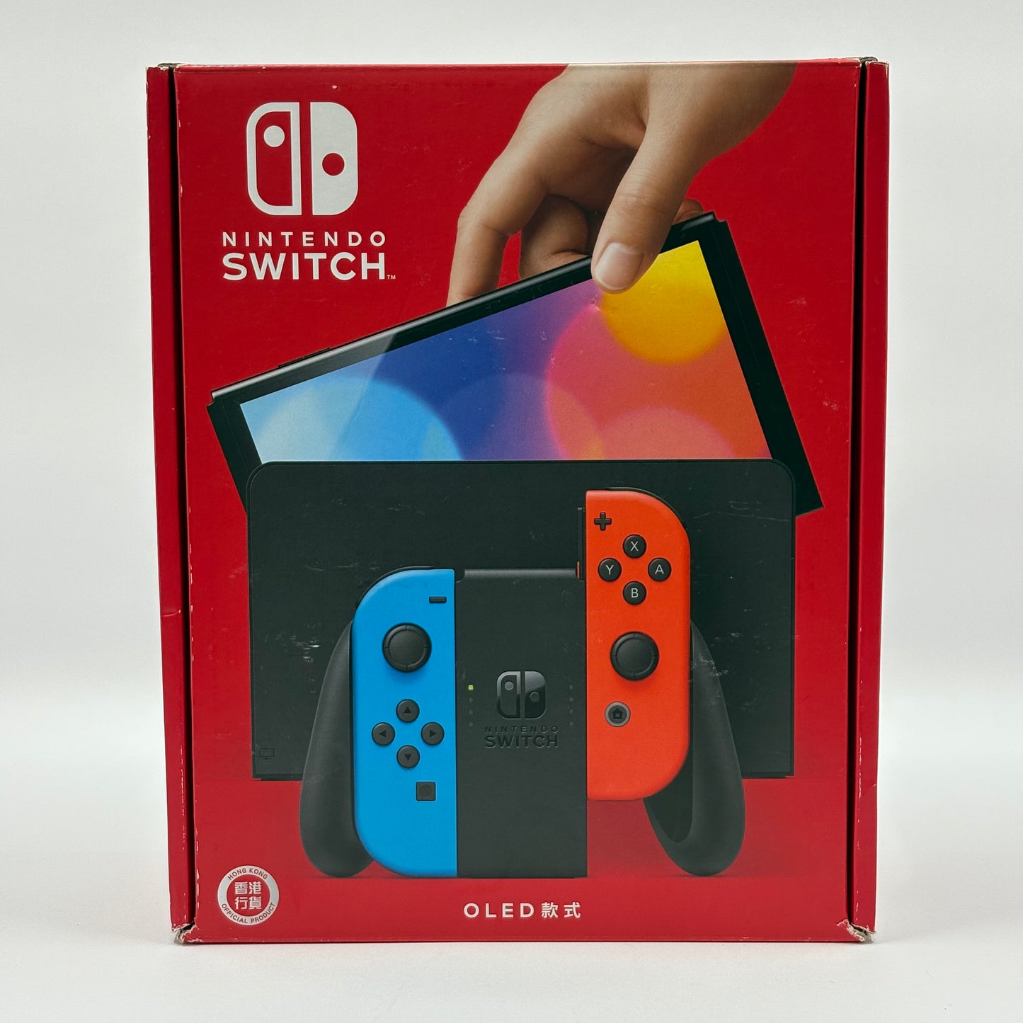 Nintendo Switch OLED Video Game Console HEG-001 White Hong Kong