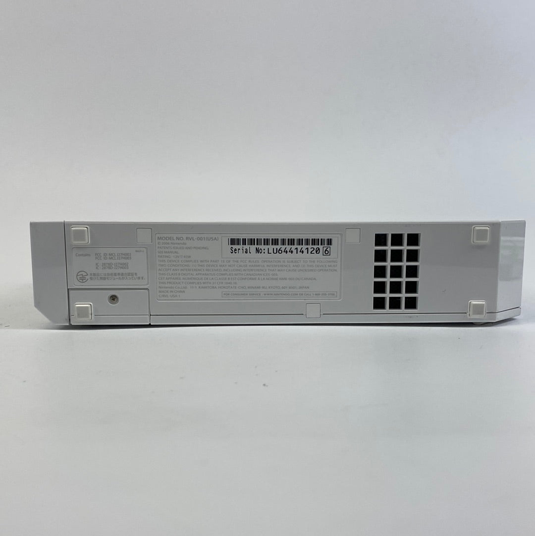 Nintendo Wii Video Game Console RVL-001 White
