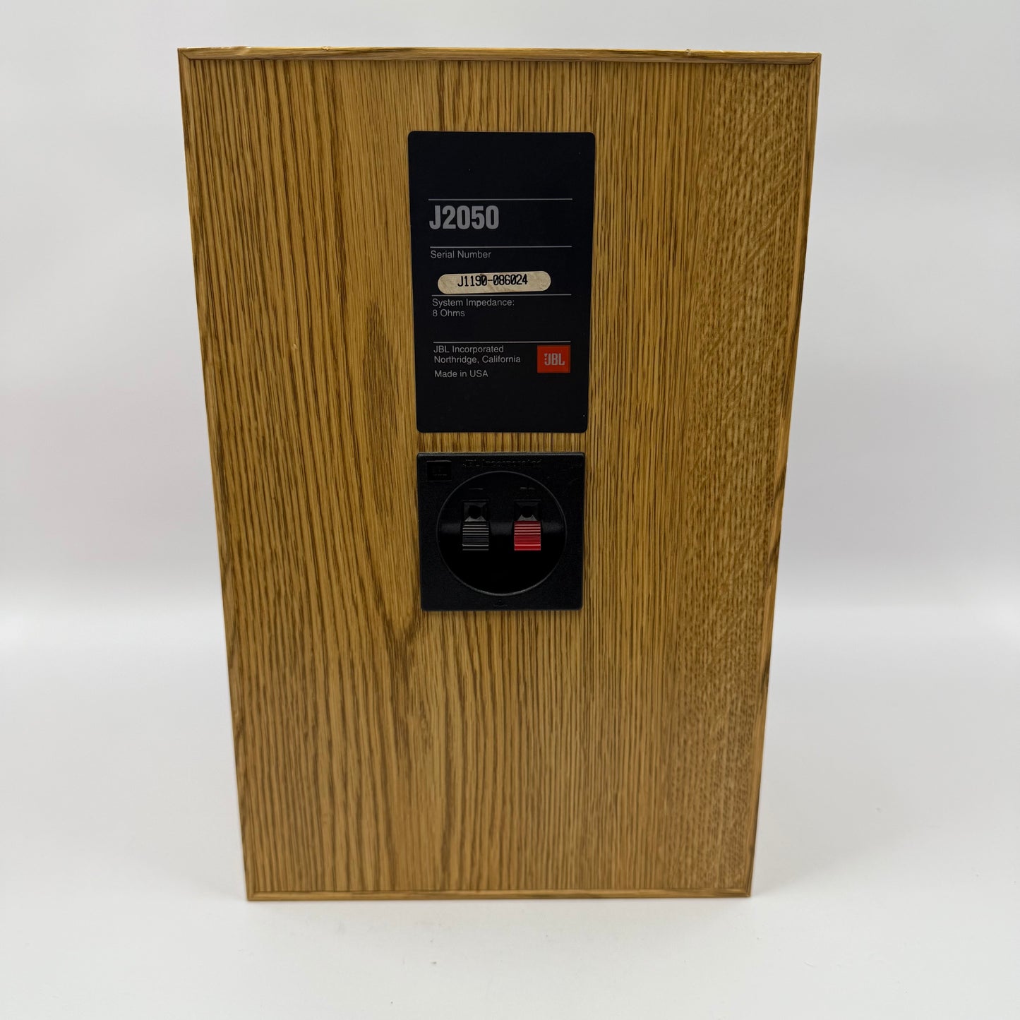 JBL J2050 Passive Bookshelf Stereo Speakers Brown
