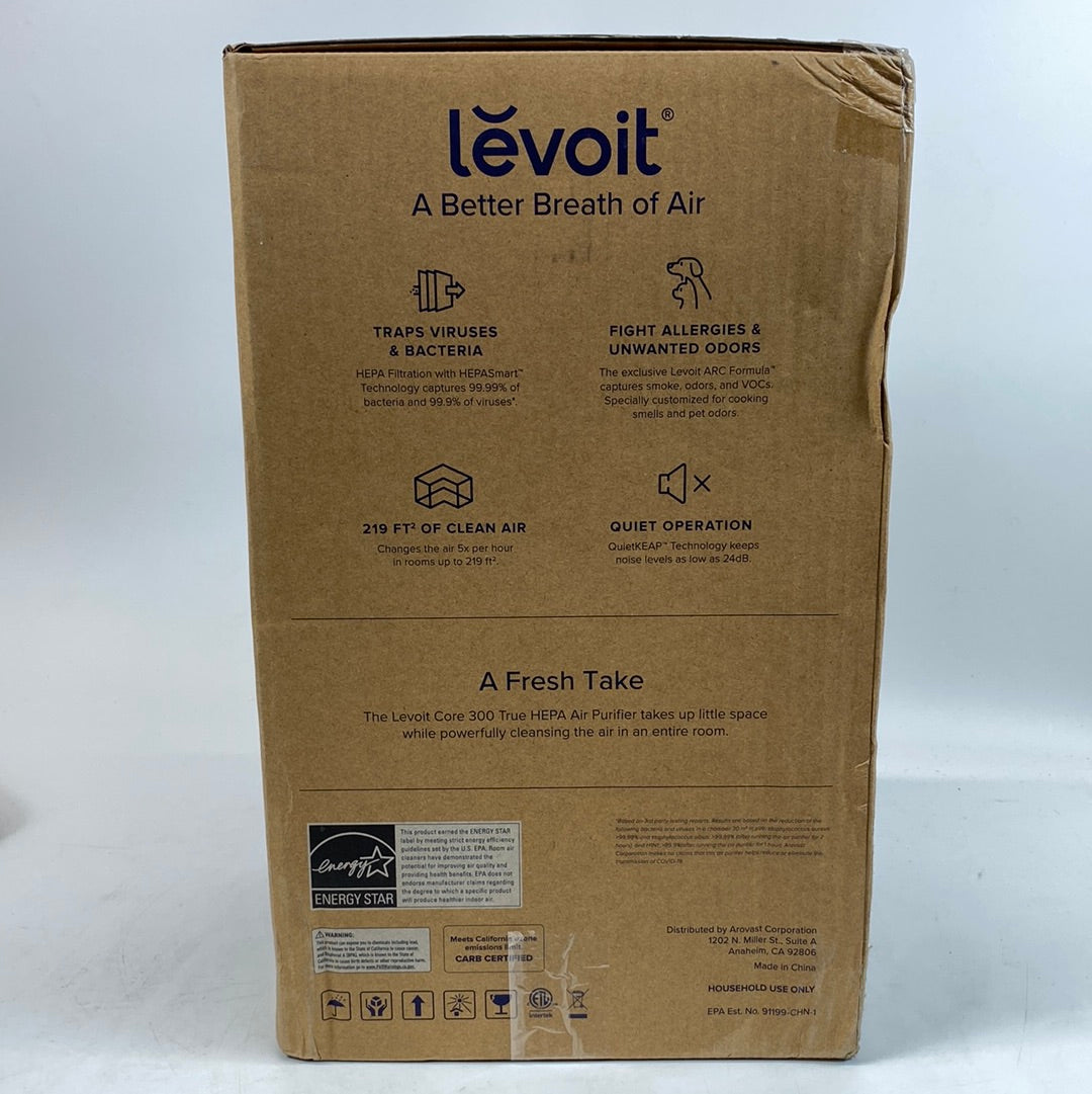 New Levoit True HEPA Air Purifier Core 300 with Extra Filter