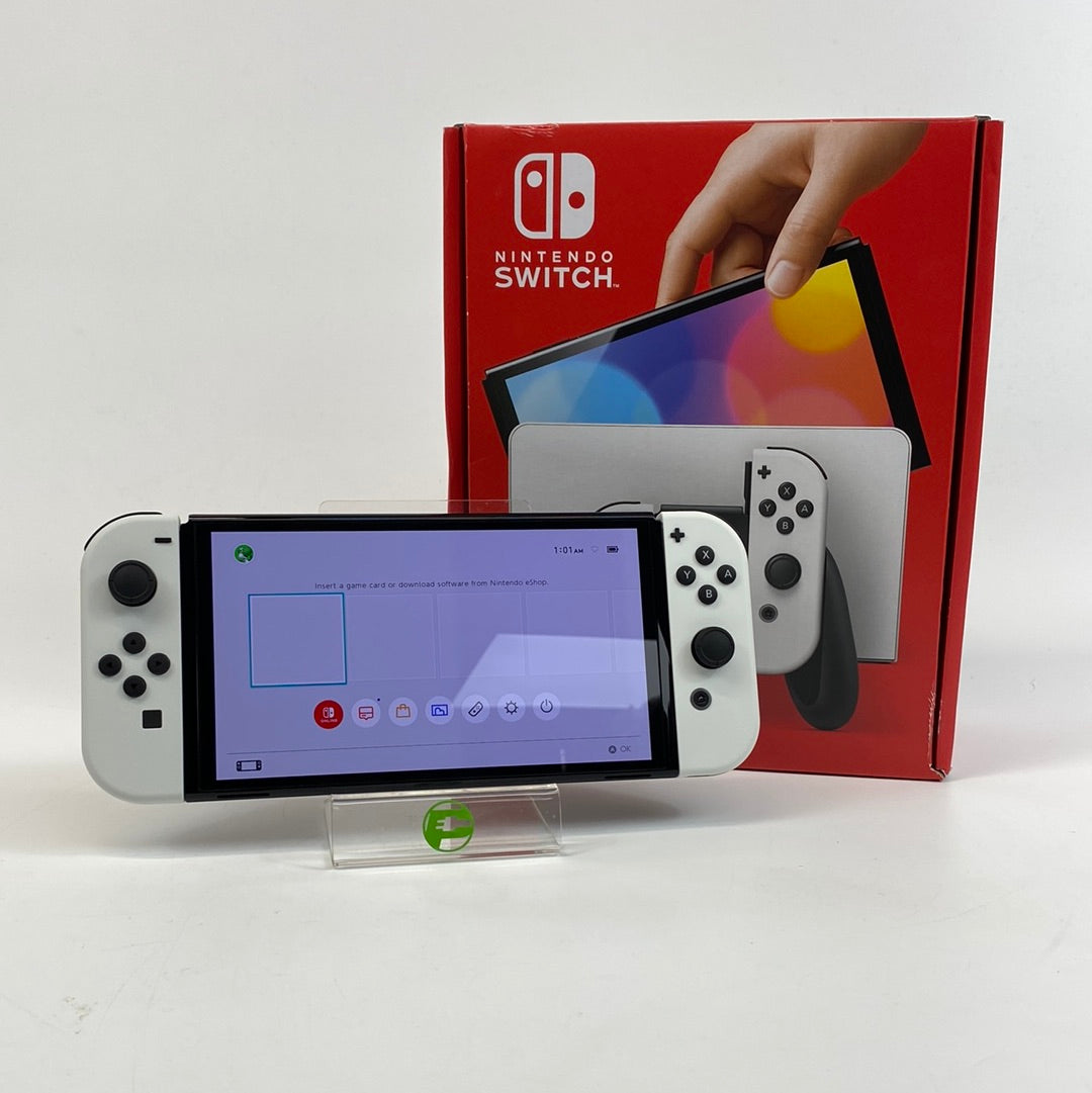 Nintendo Switch OLED 64GB Game Console White HEG-001