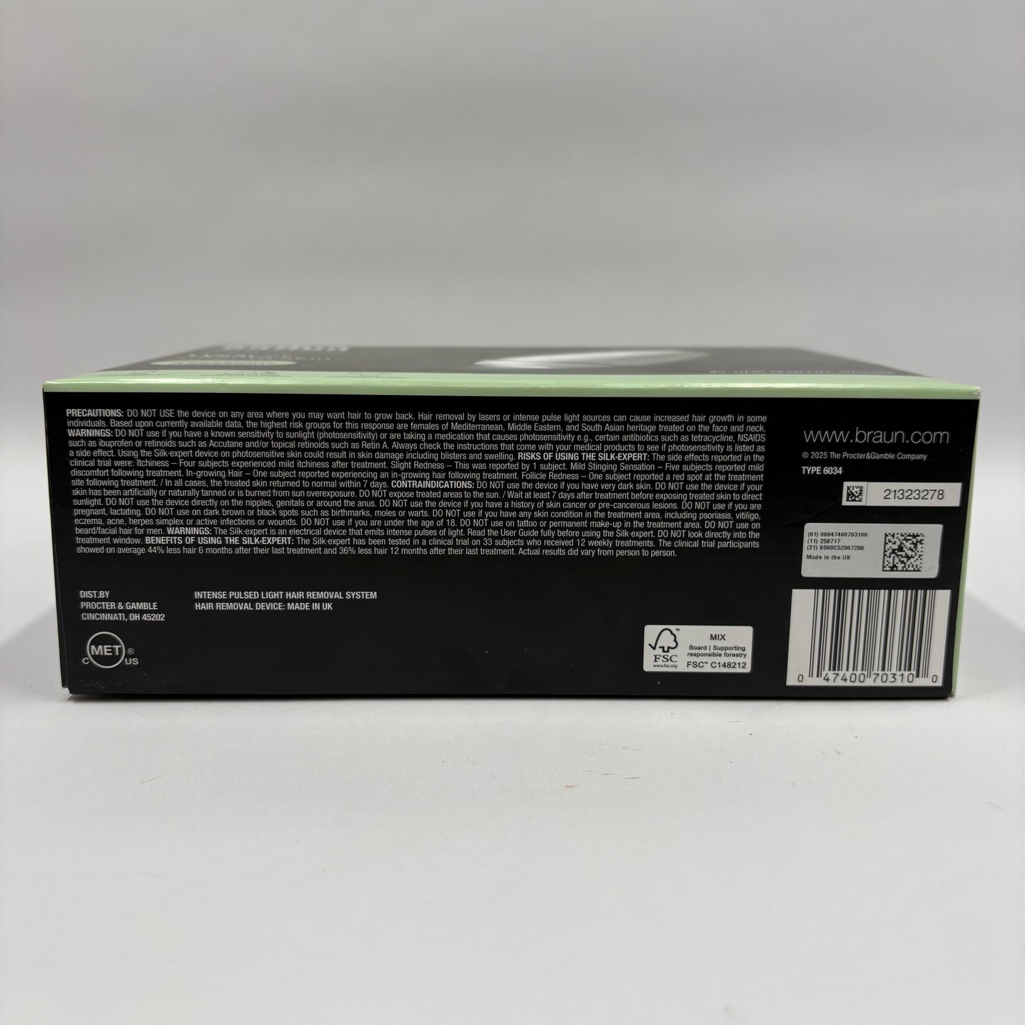 New Braun Silk-Expert Mini Home Laser Hair Removal for Women and Men PL1014