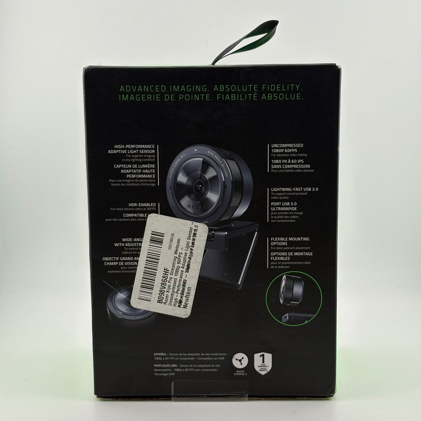 New Razer Kiyo Pro USB Camera RZ19-03640100-R3U1