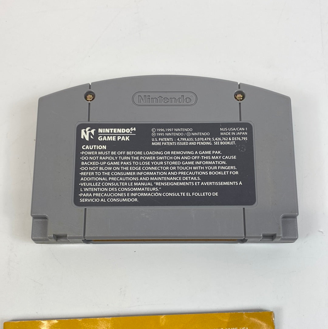 Mario Tennis (Nintendo 64, 2000) with Manual and Box