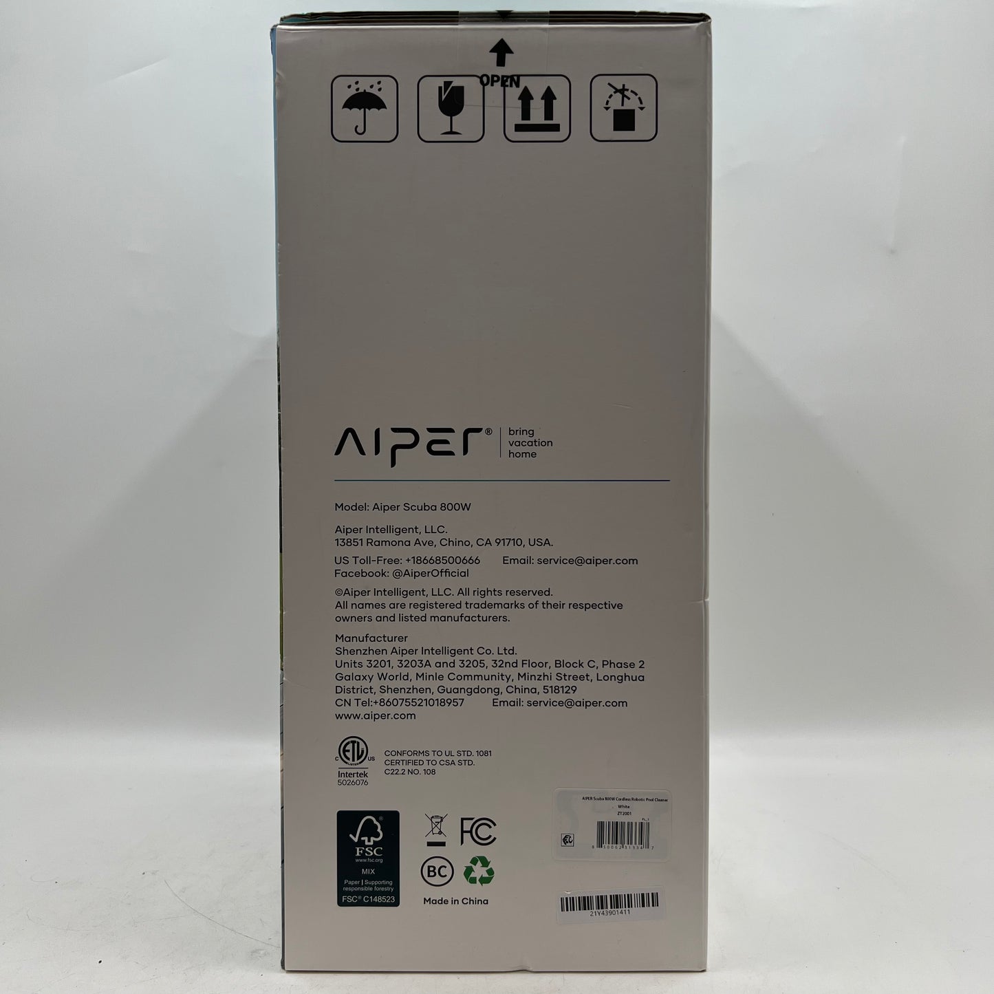 New Aiper Scuba Cordless Robotic Pool Cleaner ZT2001