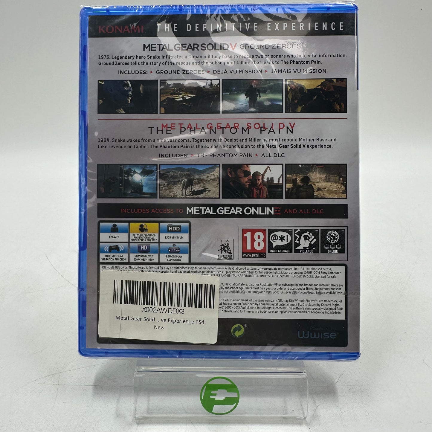 New Metal Gear Solid V The Definitive Experience (Sony PlayStation 4 PS4, 2016)