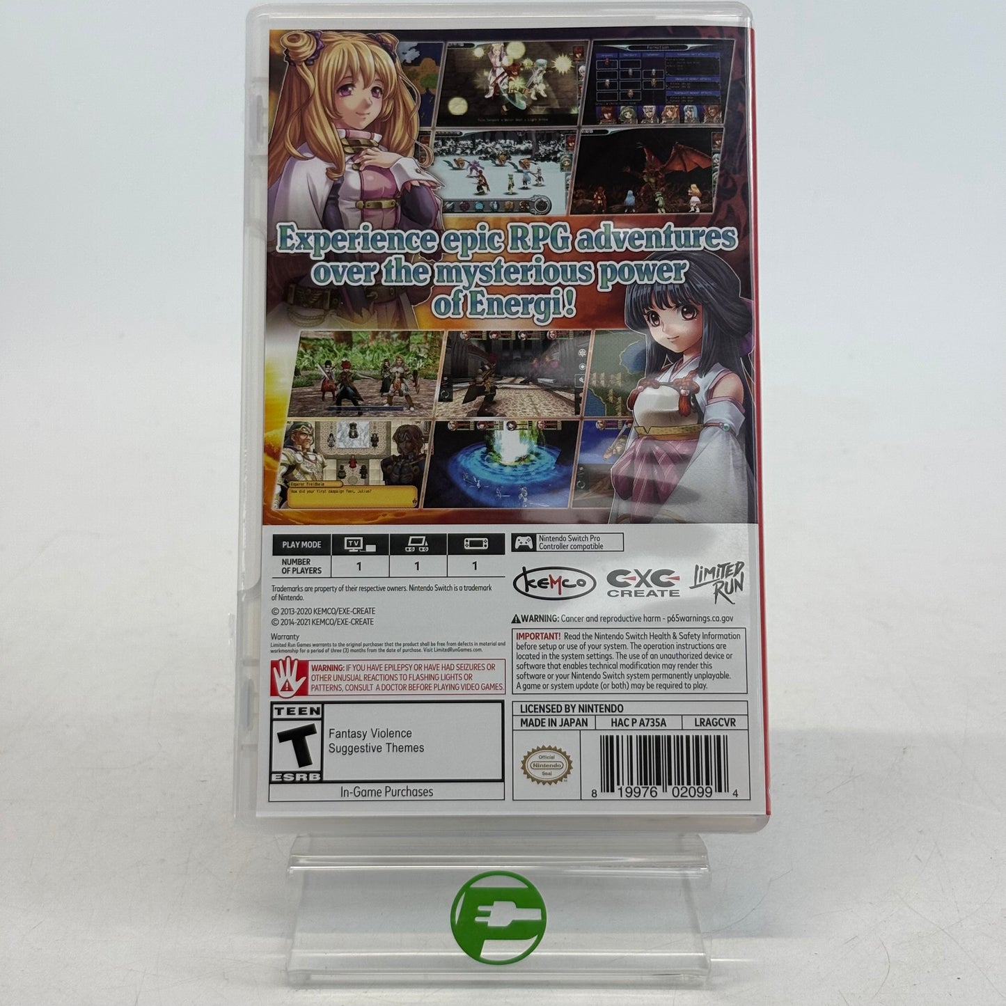 Alphadia Genesis 1 & 2 (Nintendo Switch, 2022)