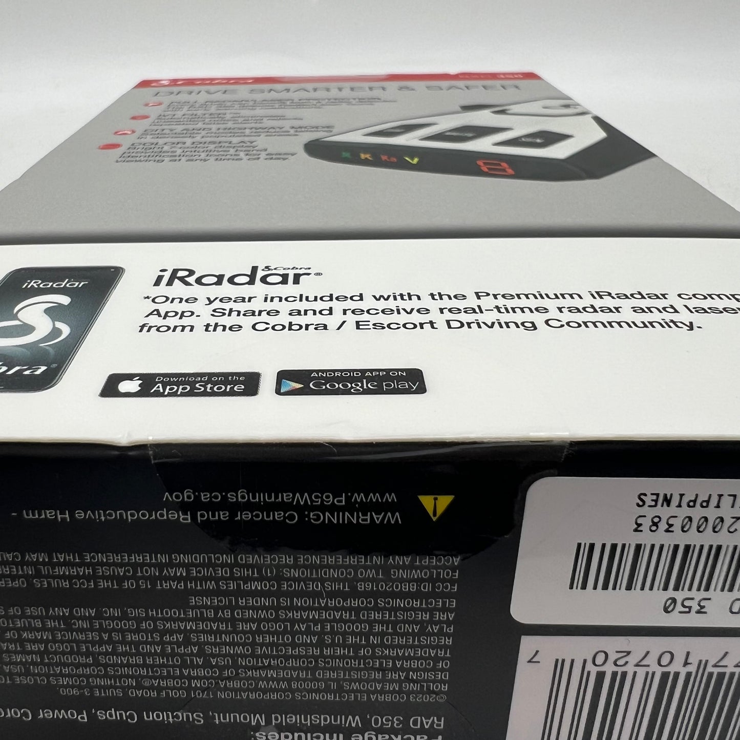 New Cobra RAD 350 Radar & Laser Detector