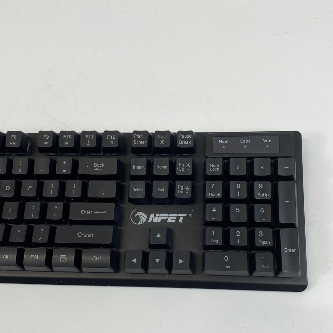 NPET K11 Wireless Gaming Keyboard w/ USB Dongle