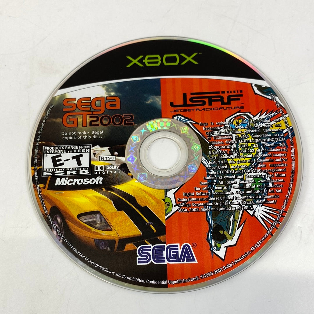 JSRF Jet Set Radio Future & Sega GT 2002 (Microsoft Xbox, 2002)