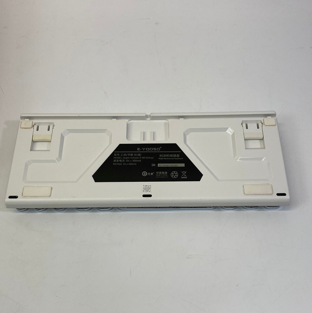 Eyooso Super Scholar Mechanical Keyboard White Z-88
