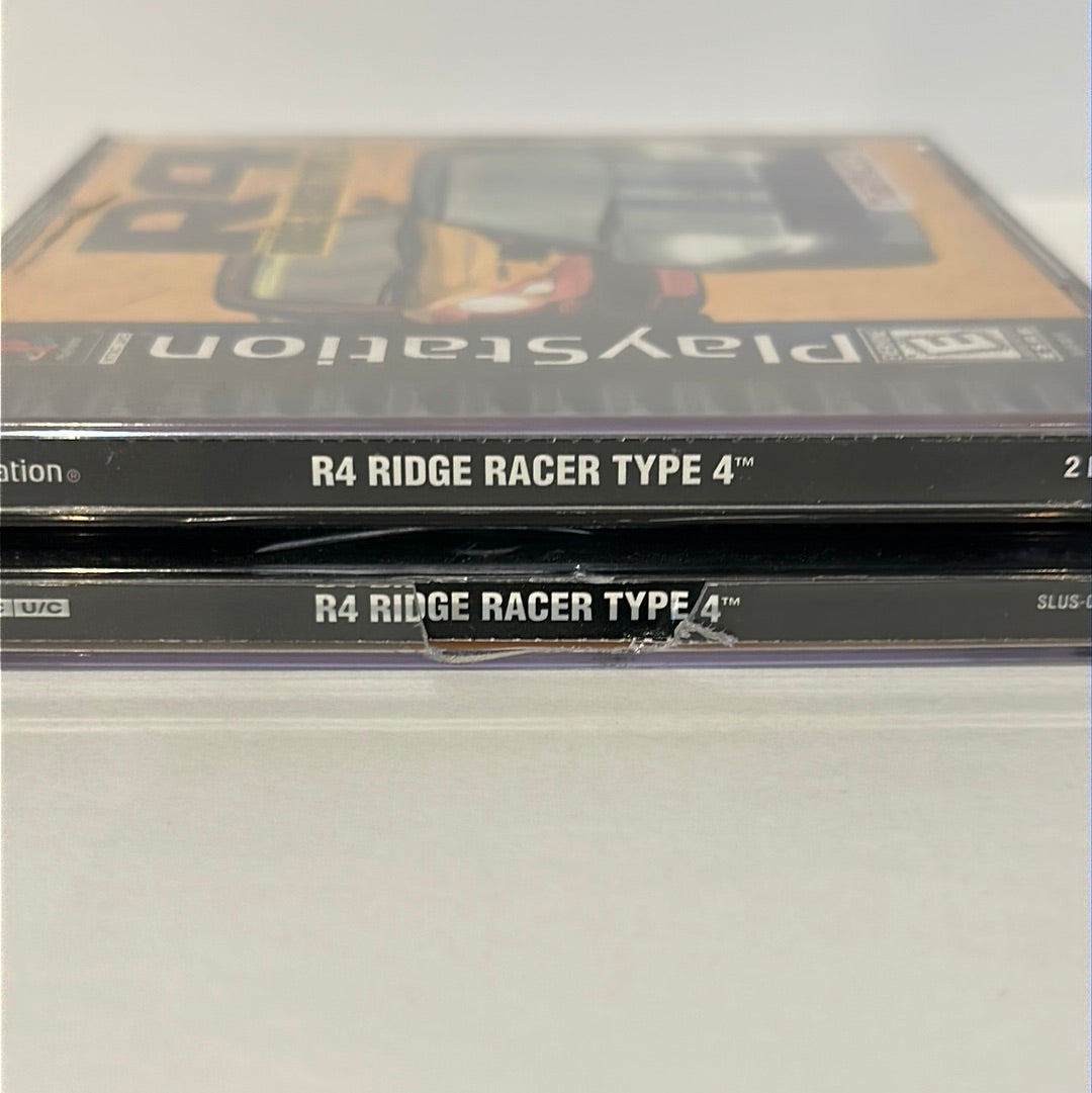 R4 Ridge Racer Type 4 (Sony Playstation 1 PS1, 1999) W/ Bonus Disc