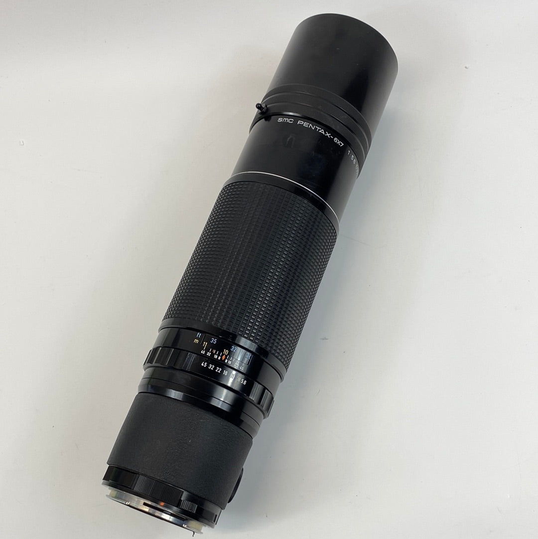 SMC Pentax-6X7 500MM f/5.6 Telephoto lens with built in Lens hood