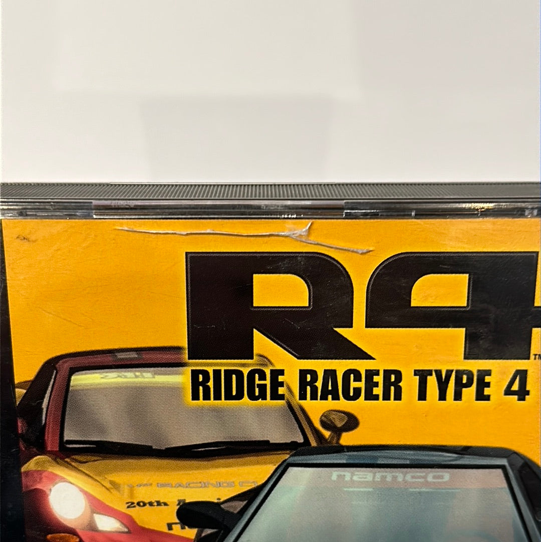 R4 Ridge Racer Type 4 (Sony Playstation 1 PS1, 1999) W/ Bonus Disc